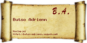 Butso Adrienn névjegykártya